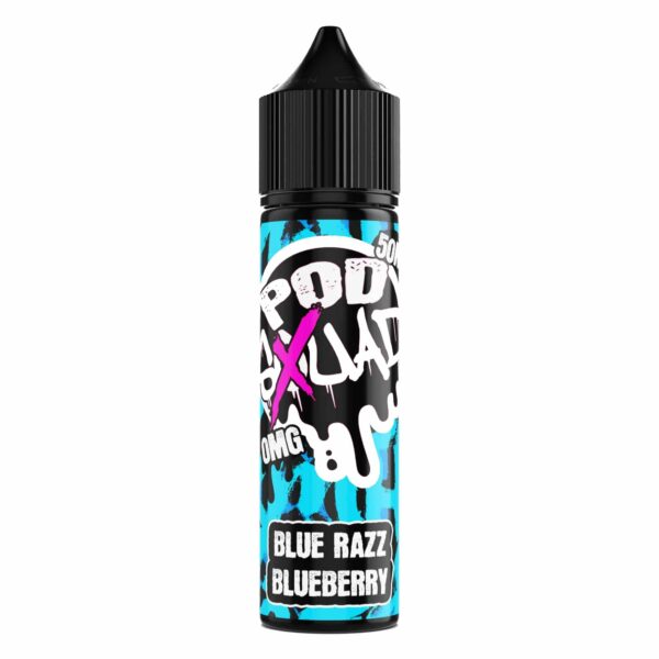 Blue Razz Blueberry - Pod Squad 50ml - Bar Juice 50/50 by Xtrm Bar